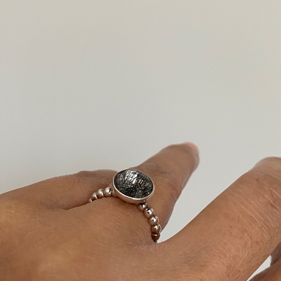 Pandora Rutile Quartz Bubble Ring - Picture 7 of 12